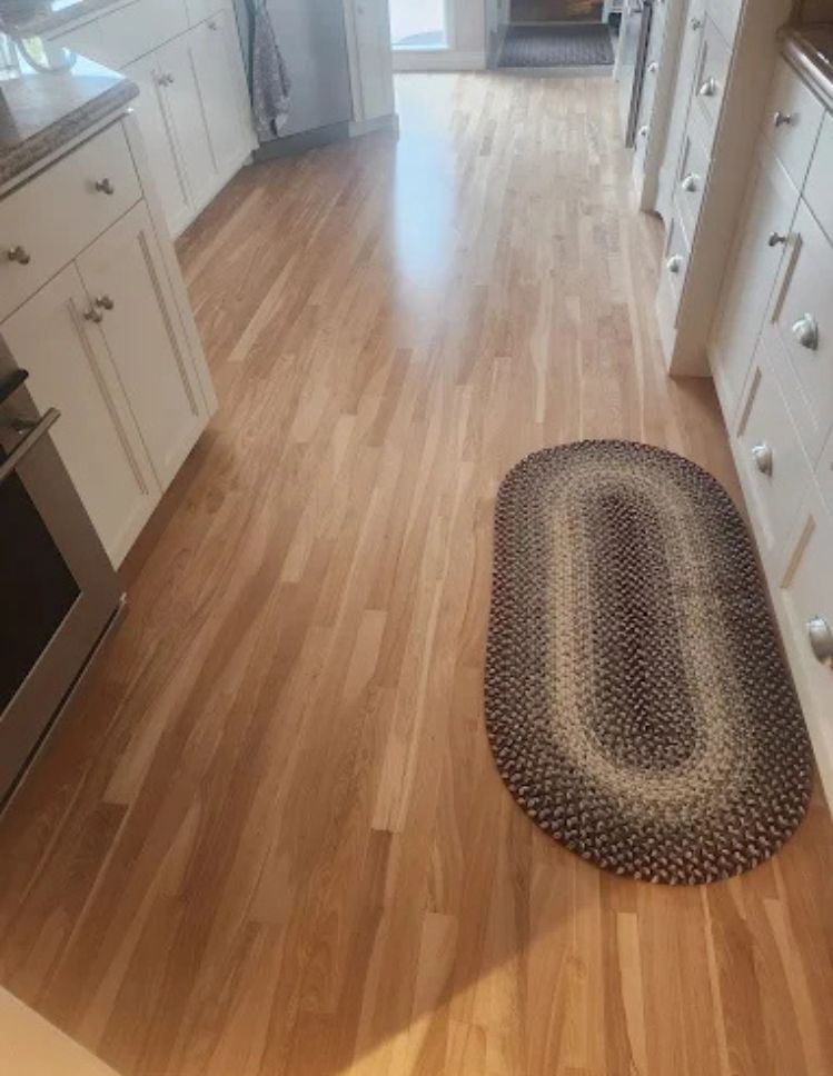 wood look laminate flooring in a Bountiful, UT, kitchen design
