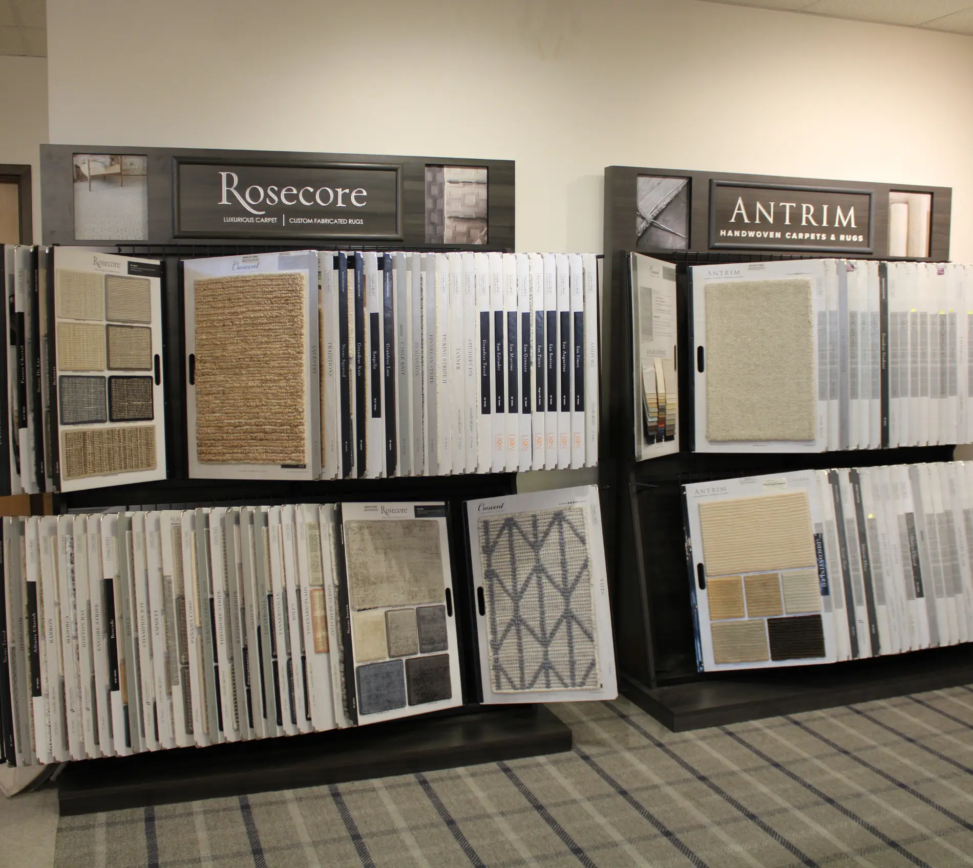 male and female happy laying on newly installed floors