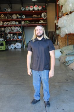 Erik warehouse associate at Mike & Sterling's Flooring America