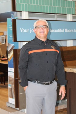 Sterling estimator and salesman at Mike & Sterling's Flooring America